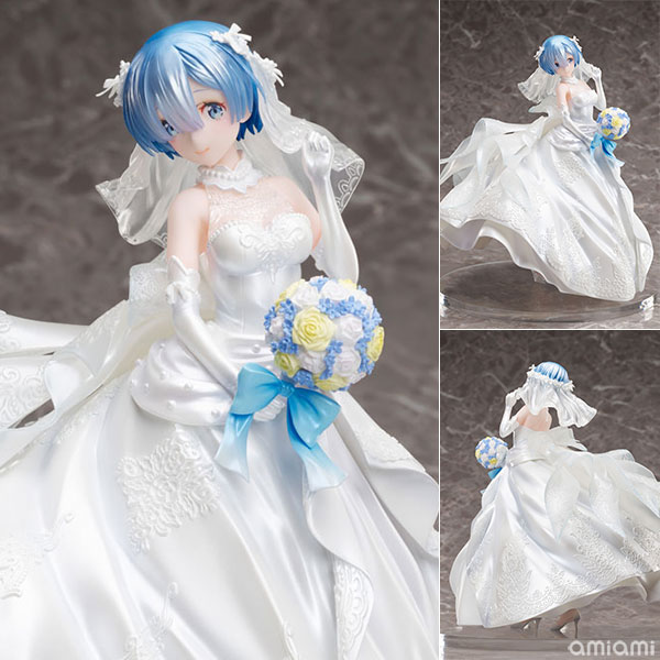 FuRyu Re:ZERO -Starting Life in Another World- Rem -Wedding Dress- 1/7 Complete Figure Bild 1