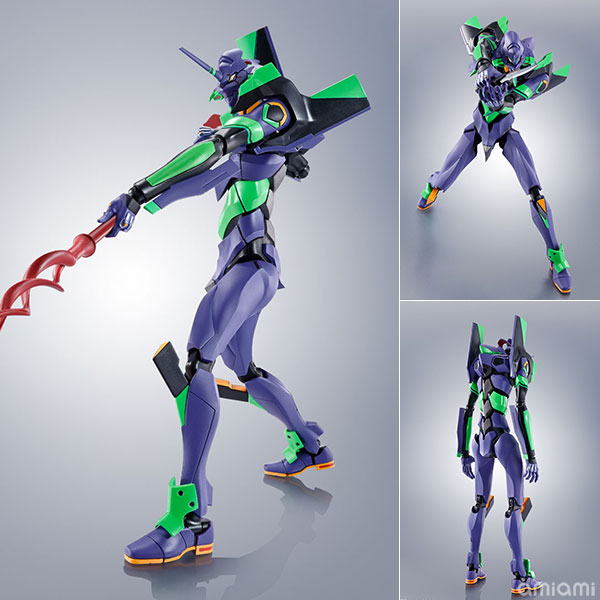 BANDAI SPIRITS Robot Spirits <SIDE EVA> Evangelion Unit-01 + Spear of Cassius (Renewal Color Edition)