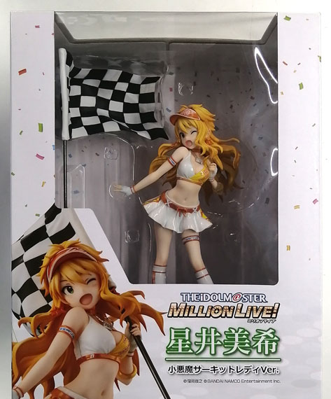 Union Creative [Manufacture Error Product] THE IDOLM@STER Million Live! Miki Hoshii Koakuma Circuit Lady Ver. Complete Figure hình ảnh 1