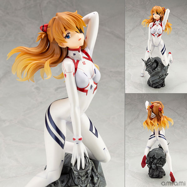 Kotobukiya Evangelion: 3.0+1.0 Thrice Upon a Time Asuka Langley Shikinami -White Plugsuit ver. - 1/6 Figure