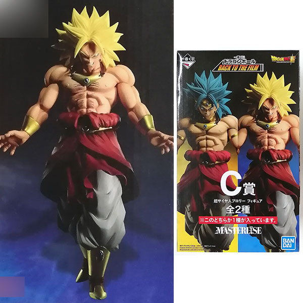 BANDAI SPIRITS Ichiban Kuji Dragon Ball BACK TO THE FILM C Prize - Super Saiyan Broly Figure Super Saiyan Broly Blond Hair (Game-prize)
