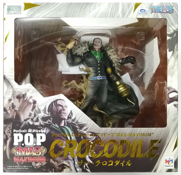 MegaHouse Portrait.Of.Pirates ONE PIECE "MAS-MAXIMUM" Sir Crocodile Complete Figure (MegaTrea Shop, Jump Characters Store, etc. Exclusive)