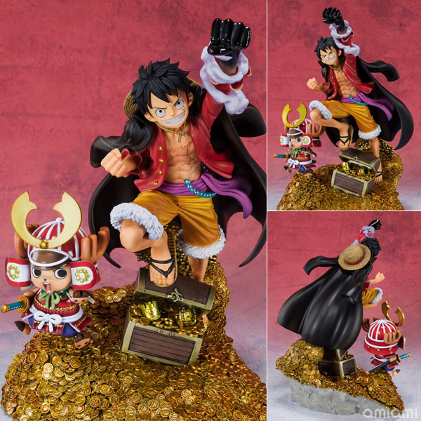 BANDAI SPIRITS Figuarts ZERO Monkey D. Luffy -WT100 Commemoration Eiichiro Oda New Illustration 100 Famous Views and Pirates- "ONE PIECE" gambar 1