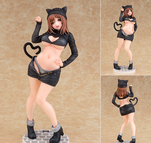 Daiki Kougyou Cat-ish Girl Kuroneko-chan illustration by Mataro 1/6 Complete Figure Bild 1