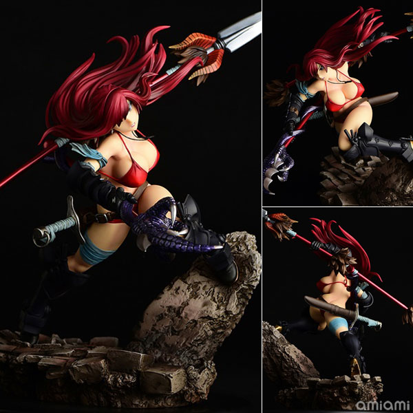Orca Toys FAIRY TAIL エルザ・スカーレット the騎士ver. アナザーカラー ブラックアーマー 1/6 完成品フィギュア