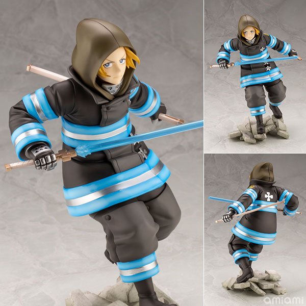 Kotobukiya [Bonus] ARTFX J Enen no Shouboutai Arthur Boyle 1/8 Complete Figure (Kotobukiya Shop Exclusive]