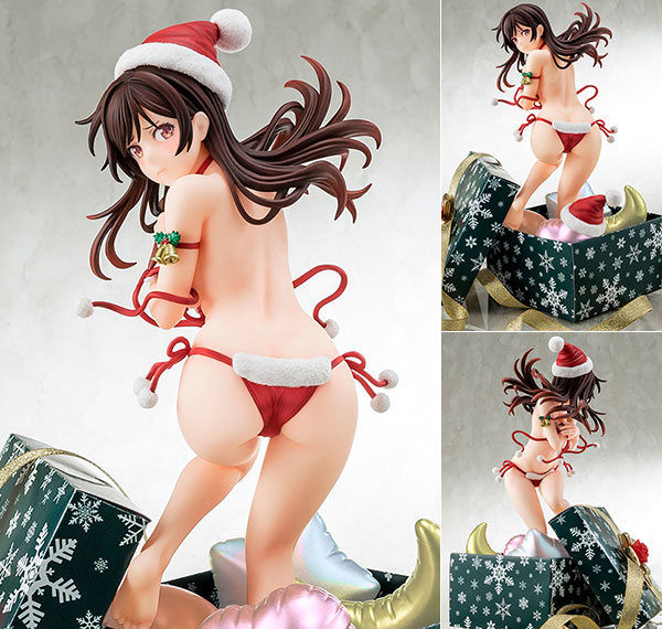 Hakoiri Musume Rent-A-Girlfriend Chizuru Mizuhara Santa Bikini de Fuwamoko Figure 1/6 Complete Figure