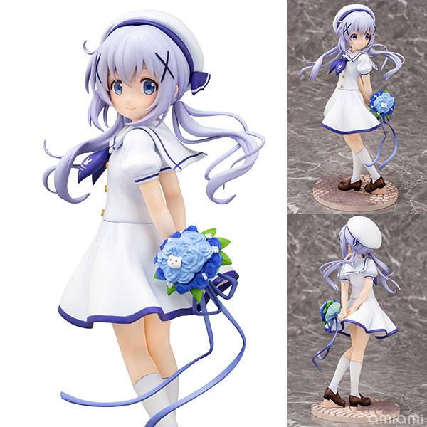 Plum Is the order a rabbit?? Chino [Summer Uniform] 1/7 Complete Figure image 1