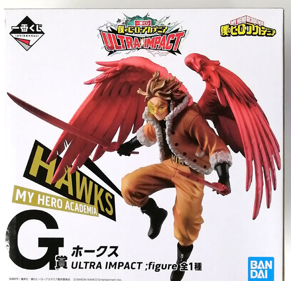 BANDAI SPIRITS Ichiban Kuji My Hero Academia ULTRA IMPACT G Prize - Hawks ULTRA IMPACT ;figure (Game-prize)