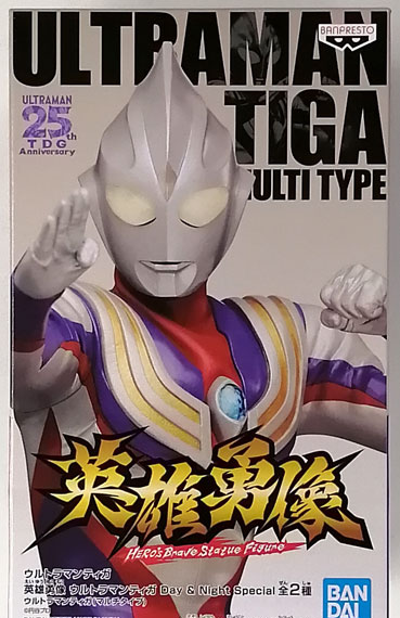BANDAI SPIRITS Ultraman Tiga Brave Hero Statue Ultraman Tiga Day & Night Special B