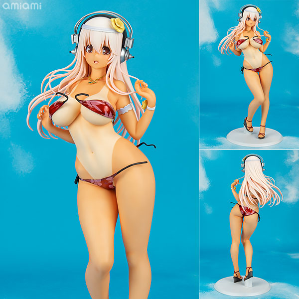 OrchidSeed Super Sonico Summer Vacation ver. -Sun kissed- 1/4.5 Complete Figure