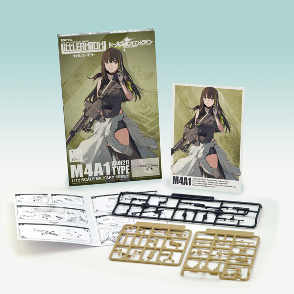 Tomytec LittleArmory [LADF21] Anime: Girls' Frontline M4A1 Type 1/12 Plastic Model