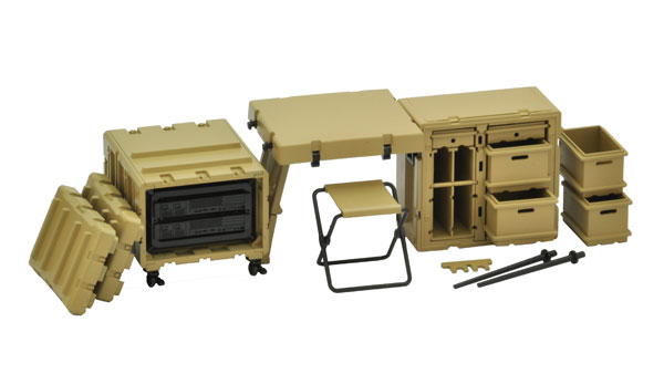 Tomytec LittleArmory [LD039] Field Desk A2 1/12 Plastic Model 圖片 1