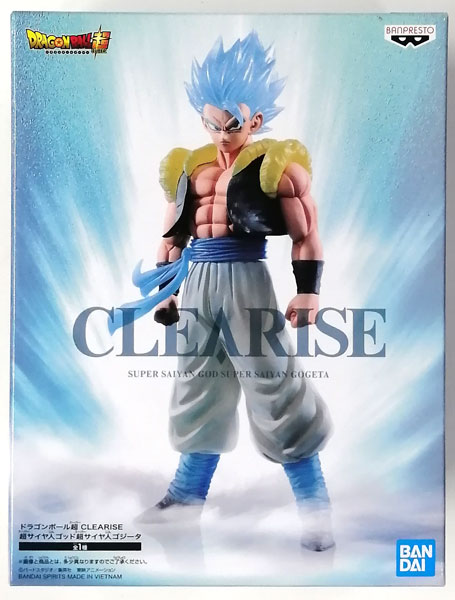 BANDAI SPIRITS Dragon Ball Super CLEARISE Super Saiyan God Super Saiyan Gogeta (Game-prize) รูปภาพ 1