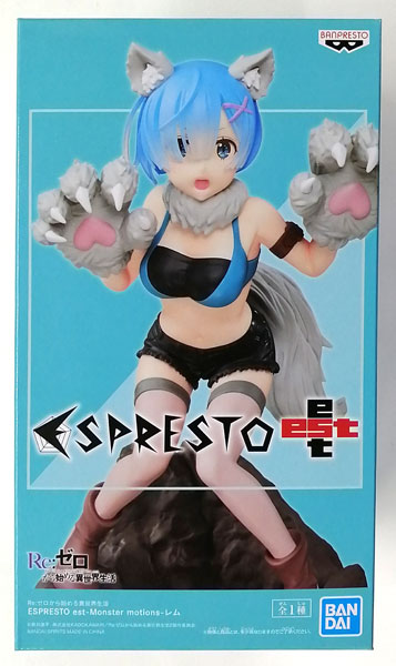 BANDAI SPIRITS Re:제로부터 시작하는 이세계 생활 ESPRESTO est-Monster motions- 렘 (프라이즈)