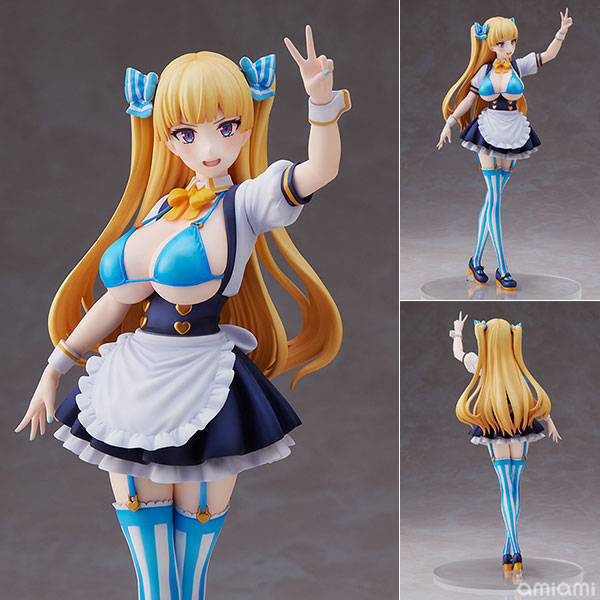 Union Creative Michi Hasu Illustration "Rina Bell Roll-chan" Complete Figure image 1