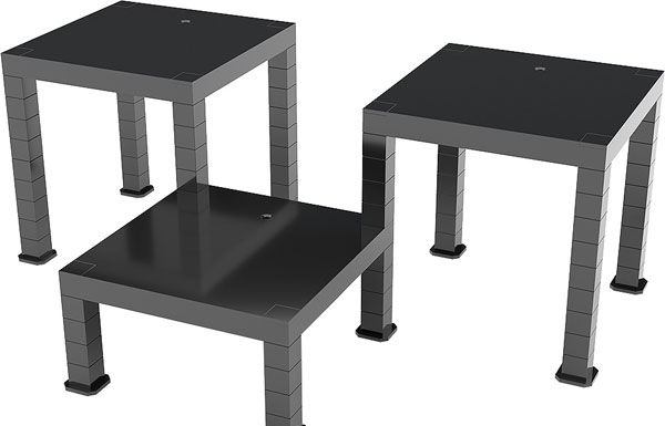 Good Smile Company THE Simple Stand Build-on Type (Black) Bild 1