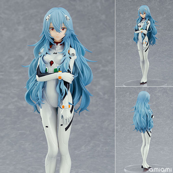 Good Smile Company POP UP PARADE Rebuild of Evangelion Rei Ayanami Long Hair Ver. Complete Figure