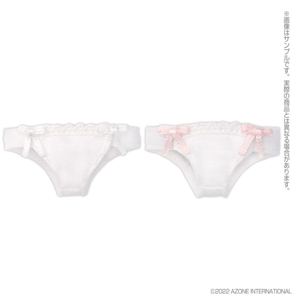 Azone 1/6 Pure Neemo Wear PNM Lace Panties set White x White, White x Pink (DOLL ACCESSORY)