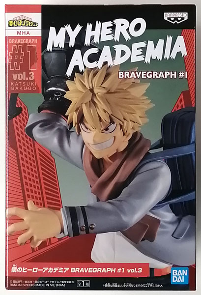 BANDAI SPIRITS My Hero Academia BRAVEGRAPH #1 vol.3 Katsuki Bakugo (Game-prize)