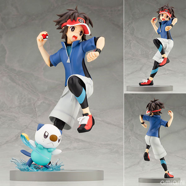 Kotobukiya ARTFX J "Pokemon" Series Nate with Oshawott 1/8 Complete Figure