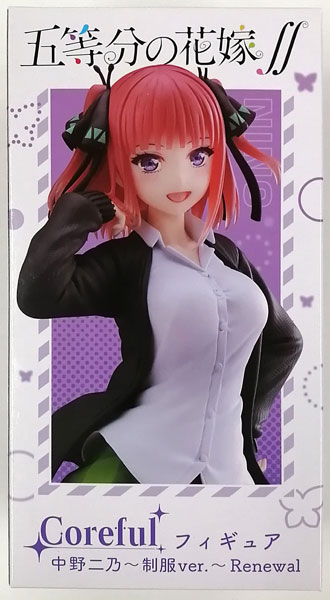 Taito The Quintessential Quintuplets SS Coreful Figure Nino Nakano -Uniform ver.- Renewal (Game-prize)