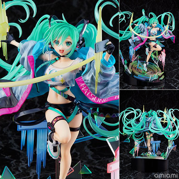 eStream HATSUNE MIKU: COLORFUL STAGE! "Hatsune Miku -RAGE Project Sekai 2020 Ver.-" 1/7 Figure image 1