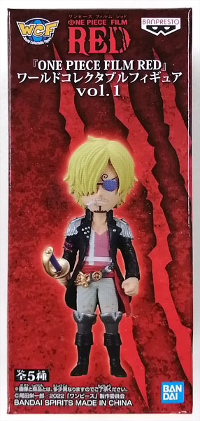 BANDAI SPIRITS ONE PIECE FILM RED ワールドコレクタブルフィギュア vol.1 サンジ 画像 1