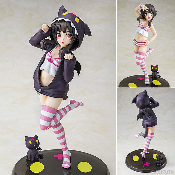 KADOKAWA CAworks この素晴らしい世界に祝福を! めぐみん パーカールック ちょむすけver. 通常版 1/7 完成品フィギュア 画像 1