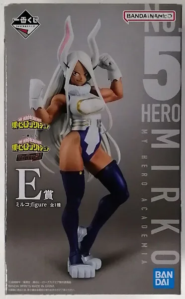 BANDAI SPIRITS Ichiban Kuji My Hero Academia The Top 5! E Prize - Mirko ;figure (Game-prize)
