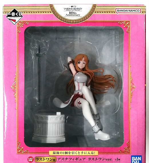 BANDAI SPIRITS Ichiban Kuji Sword Art Online 10th Anniversary Last One Prize - Asuna Figure Last One ver. gambar 1