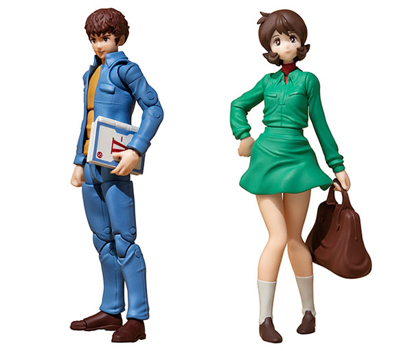 MegaHouse G.M.G. 기동전사 건담 지구연방군 07 아무로 레이 & 프라우 보우 가동 피규어 이미지 1
