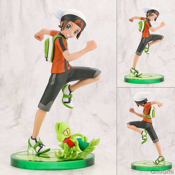 Kotobukiya ARTFX J "Pokemon" Series Brendan with Treecko 1/8 Complete Figure