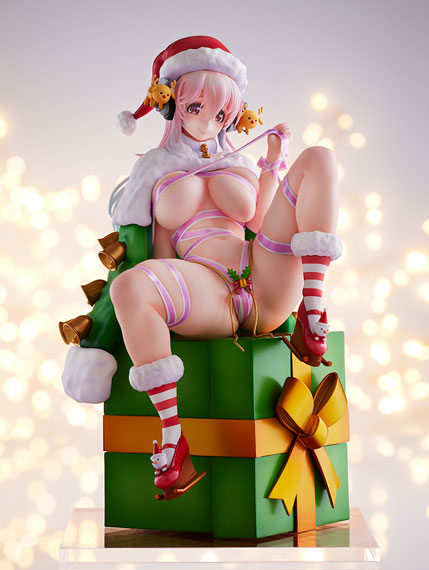 MIMEYOI Super Sonico 10th Merry Christmas! 1/7 Complete Figure รูปภาพ 1
