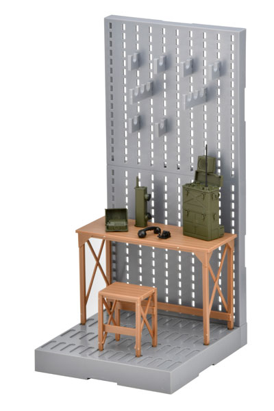 Tomytec LittleArmory [LD043] Command Post A 1/12 Plastic Model