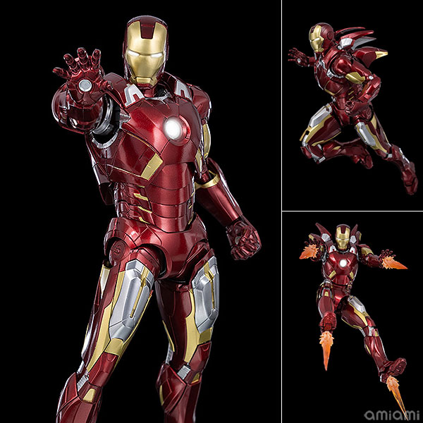 threezero Marvel Studio: Infinity Saga DLX Iron Man Mark. 7 1/12 Posable Figure