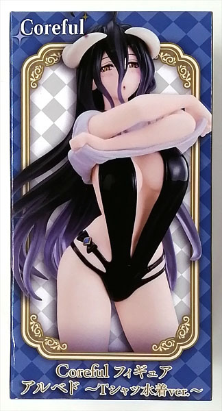 Taito Overlord IV Coreful Figure Albedo - T-shirt Swimsuit ver. - (Game-prize)