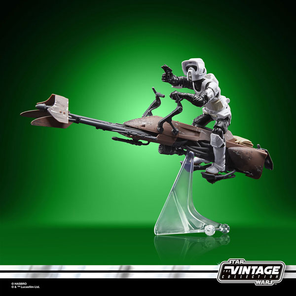 Hasbro Star Wars VINTAGE Series Speeder Bike & Scout Trooper [Movie "Episode 6/Return of the Jedi"40th Anniversary]