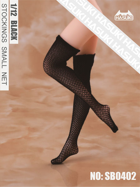 HASUKI SB0402 Doll Costume 3DStereo Fishnet Stocking Black (DOLL ACCESSORY)