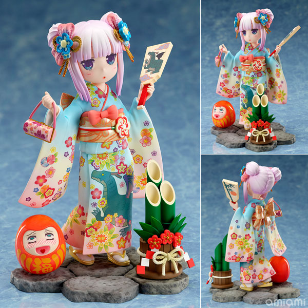 FuRyu [Bonus] Miss Kobayashi's Dragon Maid Kanna -Finest Kimono- 1/7 Scale Complete Figure (F:NEX Exclusive) image 1