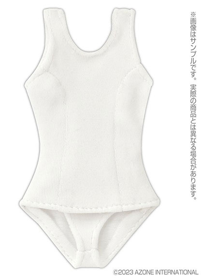 Azone 1/6 Pure Neemo Wear PNS School Swimsuit White (DOLL ACCESSORY)