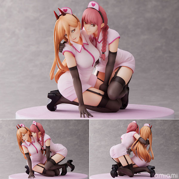 MAPPA Chainsaw Man Power & Makima Nurse Ver. 1/7 Scale Figure set