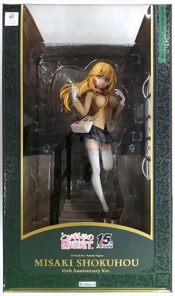 Kotobukiya [Bonus] Toaru Kagaku no Railgun T Misaki Shokuhou 15th Anniversary Ver. Kotobukiya Exclusive Deluxe Edition 1/7 Complete Figure (Kotobukiya Shop Exclusive)