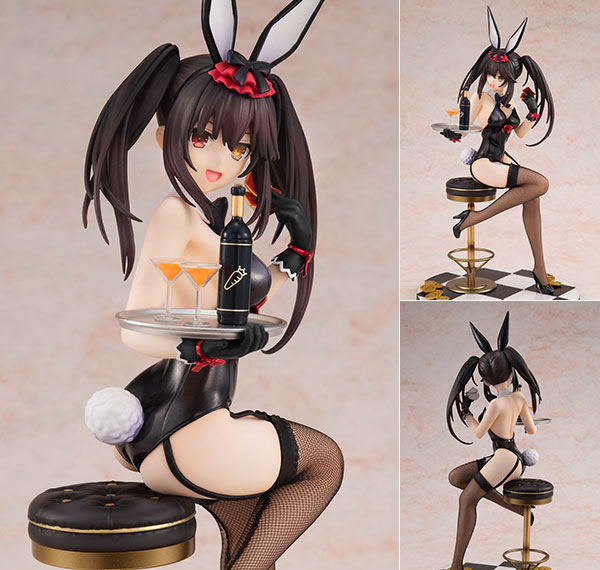 KADOKAWA Date A Live Light Novel: Kurumi Tokisaki - Black Bunny ver. 1/7 Complete Figure Bild 1