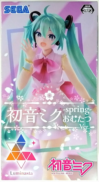 SEGA Hatsune Miku Series Luminasta "Hatsune Miku" -spring- Omutatsu Ver. (Game-prize) image 1