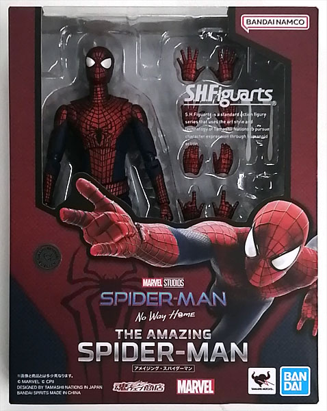 BANDAI SPIRITS S.H.Figuarts Spider-Man: No Way Home Amazing Spider-Man (Tamashii Web Shoten Exclusive) image 1