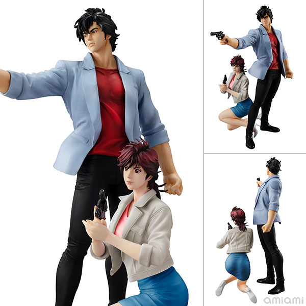 MegaHouse G.E.M. Series Movie City Hunter Angel Dust Ryo Saeba & Kaori Makimura Complete Figure