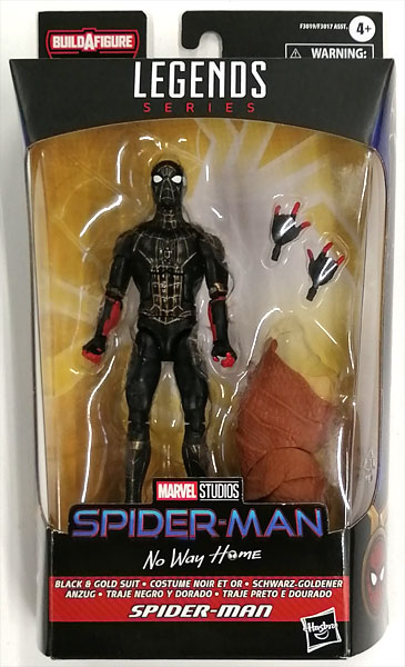 Hasbro Marvel Legend Spider-Man: No Way Home Spider-ManMarvel Legends 6 Inch Action Figure Spider-Man: No Way Home / Black & Gold Suit Spider-Man