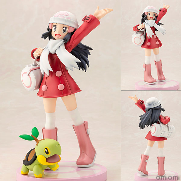 Kotobukiya ARTFX J "Pokemon" Series Dawn with Turtwig 1/8 Complete Figure