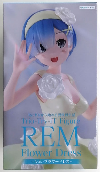 FuRyu Re:ZERO -Starting Life in Another World- Trio-Try-iT Figure -Rem / Flower Dress- (Game-prize)